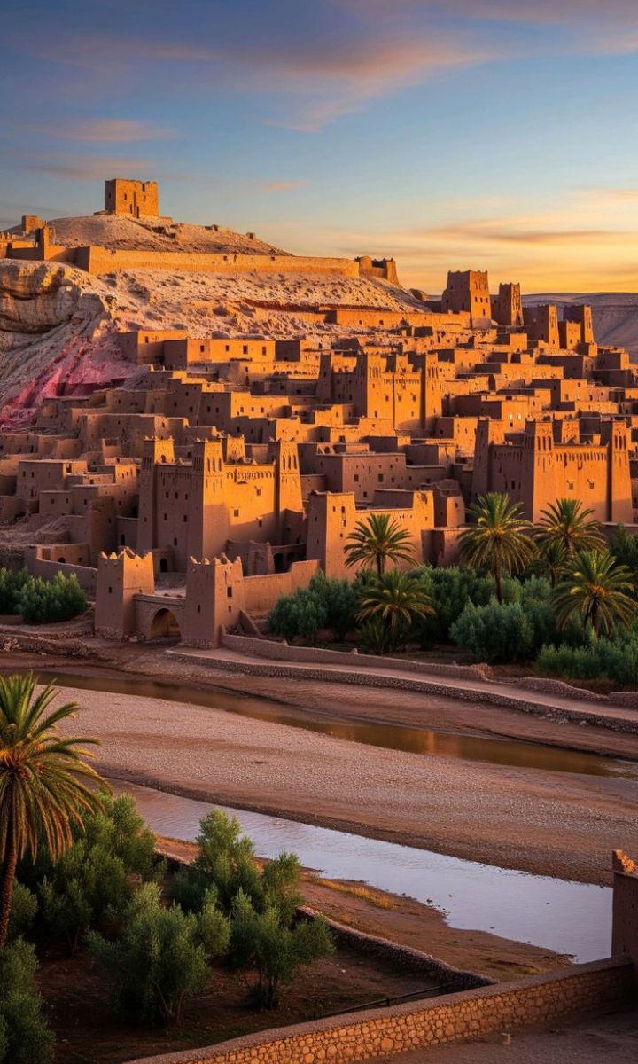 Ziz Valley and southern Morocco scenery